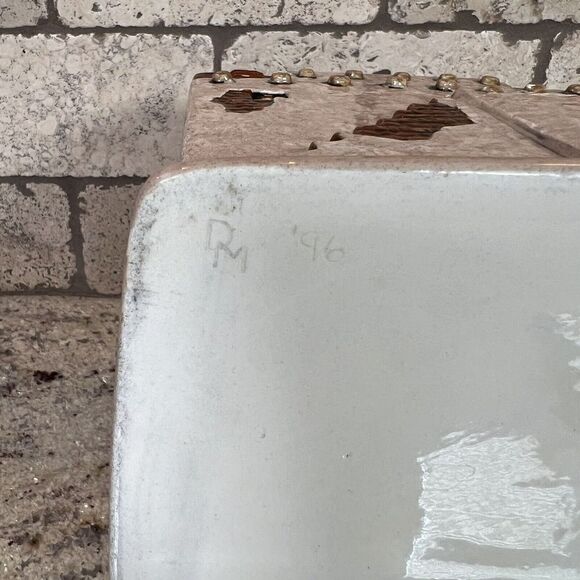 Cactus Adobe House Southwest Desert Cookie Jar Vintage 1990’s 8” X 5” READ - Picture 8 of 12